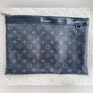 Louis Vuitton Monogram Eclipse Discovery Pouchette